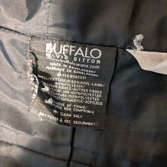 Buffalo David Bitton peacoat (M) - Picture 6 of 6